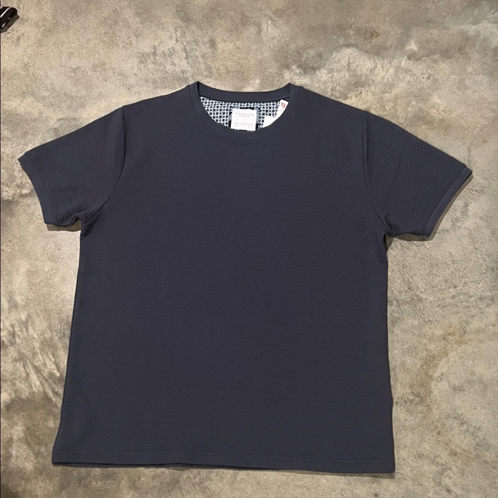 Men's Navy Short Sleeve Crew Tee